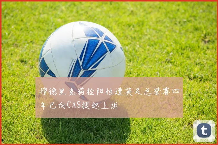穆德里克药检阳性遭英足总禁赛四年已向CAS提起上诉