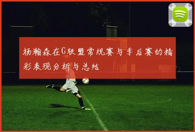 杨瀚森在G联盟常规赛与季后赛的精彩表现分析与总结